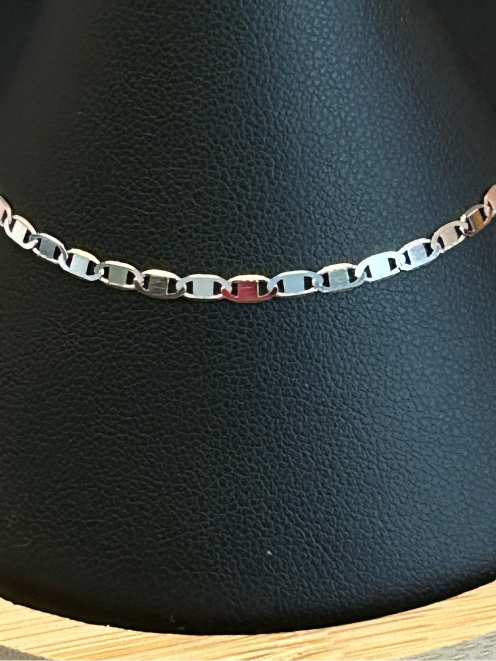 Unisex Classic Marine Mirror Link 925 Sterling Silver Bracelet 7 Inch